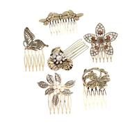 VICASKY 6 Pièces Décoratif Perles Rétro Lot de Accessoires pour Filles et Femmes Élégance et Durabilité