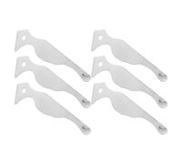 VICASKY 6 Pièces Ensemble D'outils de Maquillage Argenté en Acier Inoxydable avec Pinceau Kabuki, Facile à Nettoyer et Mélange Homogène, Accessoire Plateau de Mélange pour Maquillage