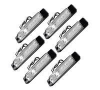 VICASKY 6 pièces Feux de Navigation LED Étanches pour Bateaux LED Éclairage Intérieur Abs Adapté Yacht Ponton Camion Remorque