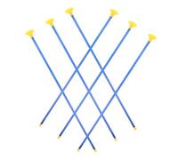 VICASKY 6 pièces Flèches à Ventouse Garçon Fille Lot de Jouets Tir à Arc Plastique Résistant pour Jeux Intérieurs et Extérieurs Entraînement Coordination Main-œil