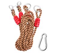 VICASKY 6 pièces Kit de Suspension de Balançoire Corde Réglable Nylon et PP pour Activités Extérieures Accessoires de Balançoire avec Connecteurs Couleur Aléatoire Couleur Aléatoire