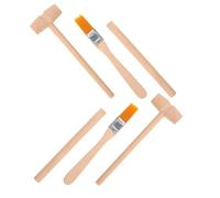 VICASKY 6 Pièces Kit Excavation pour Garçon Fille avec Petit Marteau Bois Burin et Pinceau Éducatif Archéologique pour Garçons et Filles Outil Exploration Sûr et Coloré pour Apprentissage
