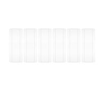 VICASKY 6 Pièces Nail Tips Board Transparent Colors Nail Gel Polish Display Palette pour Pratique et Présentation DIY