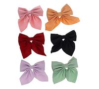 VICASKY 6 Pièces Nœud Pour Cheveux Avec Pince Nœuds Pour Cheveux Pour Filles Avec