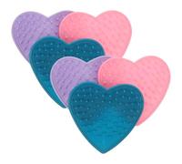 VICASKY 6 pièces Outils Dépines Cœur pour Roses Silicone Souple Retire Épines Fleurs Jardin Fleuristes