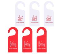 VICASKY 6 Pièces Panneau de Porte Double Face Lisible en PVC, pour Chambre | Style Minimaliste Moderne, Usage Bars et Autres Lieux, Communication Claire, Simple et Élégant