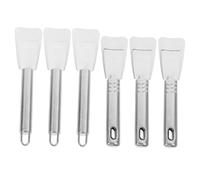 VICASKY 6 Pièces Pelle à Glace Acier Inoxydable avec Poignée Ergonomique Grattoir Dégivreur pour Réfrigérateur et Congélateur Outil Pratique pour Éliminer Glace et Givre