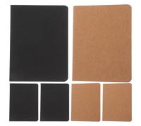 VICASKY 6 Pièces Petit Carnet de Notes A6 42 Pages Vierges en Papier Lisse pour Croquis en Plein Air, Dessin Voyages Minimalistes