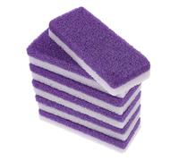 VICASKY 6 pièces Pierre exfoliante portable pour râpe manuelle anti-callosités outil léger pour enlever peau morte et durcie massage confortable usage voyage