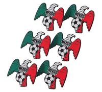 VICASKY 6 Pièces Pin Commémoratif Coupe du Monde 2026 en Alliage, Épinglette Facile à Fixer et Retirer, Accessoire Fans de Football le Jour du Match