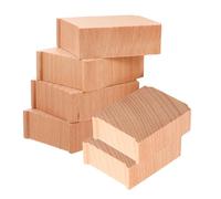 VICASKY 6 pièces Supports de Pont Bois pour Pistes de Train de Élévateurs pour Chemins de Accessoires de Modélisme Bois Améliorez Vos Pistes et Relations Familiales
