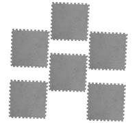 VICASKY 6 pièces Tapis Puzzle Interlocké Mousse Douce Gris pour Motricité Tapis Éveil Antidérapant et Portable pour Jeux et Activité Sportive