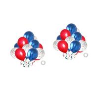 VICASKY 60 Pièces Ensemble de ballons imprimés ballons jour de l'indépendance décoration de fête en latex