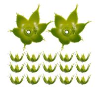 VICASKY 60 Pièces Socles pour Bouquets de Roses Artificielles en Plastique Vert Base Stable, Accessoires pour Décoration de Fleur Maison et Mariage