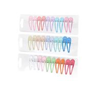 VICASKY 60pièces Barrette Pour Garçon Fille Couleurs Unies Épingles à Cheveux Forme De Gouttes Eau Accessoires De Tête Pour Filles Et Bébés Couleurs Aléatoires