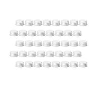 VICASKY 60pièces Bouchons à Vis Aluminium pour Flacons de Lotion et Pots Verre Couvercle Étanche à Visser