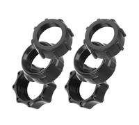 VICASKY 6pcs Bagues D'adaptation Fixes à Rotule en Plastique Noir pour Support de Téléphone Voiture Charge sans Fil et Compatibilité Renforcée