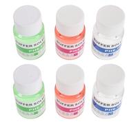 VICASKY 6pcs Kit de Calibration pH avec Solution Tampon 4.01/6.86/9.18 en ABS, pour Entretien pH-mètre Portable, Adapté aux Débutants et Aquariums