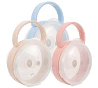 VICASKY 6pièces Boîte De Rangement Portable Pour Tétines Étui Transparent Anti-poussière Avec De Transport Accessoire Pratique Pour Rose Bleu Abricot