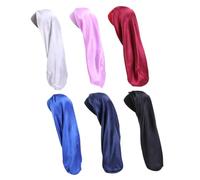 VICASKY 6pièces Bonnet Élastique Femme Large Bord Élastique Pour Cheveux Longs Tresses Dreadlocks Boucles Extensions