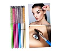 VICASKY 6pièces Brosse à Cils Spirale Avec Tige Ornée Applicateur De Mascara Pour Yeux Pinceaux Pour Extensions De Cils Blanc Rose Rouge Doré Bleu Foncé Vert