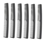 VICASKY 6pièces Brosse Ondulée Peignes à Cheveux Peignes Démêlants Plastique pour Hommes et Femmes avec Dents Fines et Larges pour Coiffure Facile et Précise Maison ou Salon