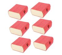 VICASKY 6pièces Coffre au Trésor Bambou Miniature Boîte à Bijoux Style Bambou avec Boutons Bois Vintage pour Ranger Petits Objets