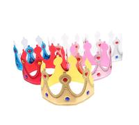 VICASKY 6pièces Couronnes De Fête Anniversaire Décoratives Lot Pour Filles Et Petites Filles Coiffes De Couronne Pour Célébrations