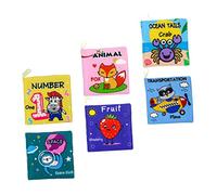 VICASKY 6pièces Éducatifs Tissu Pour Bébés Jouets De Reconnaissance Des Animaux Portables Tissu Pour Éveil Précoce