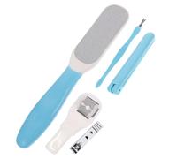 VICASKY 6pièces Kit Pédicure Outils Acier Inoxydable Pour Éliminer Les Peaux Mortes Et Callosités Râpe Professionnelle Pour Soin Des Pratique Pour Voyage Et Vie Quotidienne