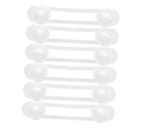 VICASKY 6pièces Loquets De Sécurité Pour Garçon Fille Verrous U-shape Pour Placards Tiroirs Et Réfrigérateurs Anti-accident Pour Garçon Fille
