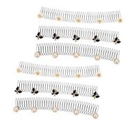 VICASKY 6pièces Lot De Peignes à Cheveux Pour Femmes Barrettes De Finition Pour Arrière Tête Épingle à Cheveux