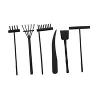 VICASKY 6pièces Mini Râteaux Jardin Zen Outils Méditation Lissage Sable Lot Jouets Mini Râteaux Bac Sable à Jouets