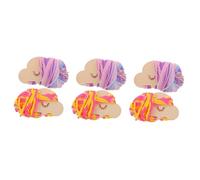 VICASKY 6pièces Organisateur Mural De Clips à Cheveux Support Suspendu Pour Barrette Et Épingles Décoration Murale Colorée Pour Chambre Lot