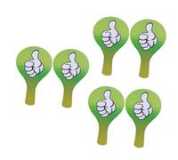 VICASKY 6pièces Pagaies De Vote Classroom Panneaux Verts Et Pour Enseignants Outils De Pour Vraies Ou Fausses Fournitures Éducatives