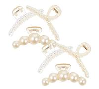 VICASKY 6pièces Pinces à Cheveux De Requin Perles Barrettes De Requin Accessoires Pour Cheveux Pour Femmes Et Filles