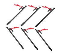 VICASKY 6pièces Piquets De Tente Acier pour Camping Et Randonnée Lot de Piquets Robustes pour Fixer Tente Et Bâche sur Sable Ou
