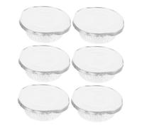 VICASKY 6pièces Plat Aluminium avec Couvercle Barquette pour Cuisson Et Camping Casserole Multifonction Jetable