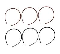 VICASKY 6pièces Serre-tête Simple Plastique Rigide Bandeaux Avec Dents Pour Cheveux De Fille Pour Fixation Cheveux