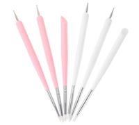 VICASKY 6pièces Stylo Nail Art Double Extrémité Pinceau Liner Pour Ongles Kit Outils De Peinture Pour Ongles Naturels Acryliques Et Gel