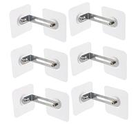 VICASKY 6pièces Supports Muraux Auto-adhésifs Pour Meubles De Sécurité Pour Bibliothèques Commodes Et Étagères Anti-chute