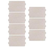 VICASKY 7 Pièces Plaque de Mica Argentée pour Micro-ondes, Pièce de Rechange Résistante à Haute Température, Adaptée Réparation D'appareils Électroménagers à Domicile