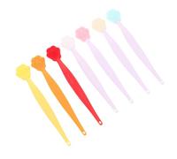 VICASKY 7 Pièces Silicone Cat Paw Facial Cleansing Brush Set Soft Double-sided Exfoliator For Deep Pore Cleaning And Blackhead Removal Lightweight And Ergonomic For All Skin Types