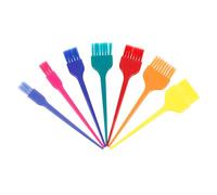 VICASKY 7pièces Lot de Peignes et Brosses pour Teinture Cheveux Accessoires Inclus Peigne Fin pour Application Précise Embout Arrondi pour Séparation Douce Couleur Aléatoire
