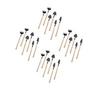 VICASKY 8 Ensembles Mini Kit Jardinage Garçon Fille Outils Mini Jardin avec Manche Lisse Pelle Transplantoir et Râteau Durables et Adaptés Aux Petites Mains pour Plantation Fleurs et