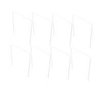 VICASKY 8 pièces Accessoires de But Croquet Fil de Fer Robustes Piquets de Sol pour Jeux Extérieurs Croquet Remplacement Guichets Polyvalents pour Famille et Amis