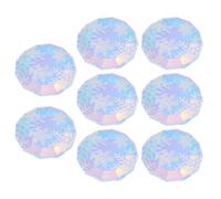 VICASKY 8 Pièces Assiettes de Dessert en Carton, Lot Jetable à Motifs | Papier Coloré, Usage Maison ou Restaurant, Pack Festif à Thème, Vaisselle Pratique pour Célébration