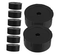 VICASKY 8 pièces Bouchons de Fin pour Poteaux Arbre à Chat Accessoires de Rechange Plastique Noir Réparation et Extension DIY de Griffoirs et Structures Escalade pour Chats