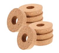 VICASKY 8 Pièces Bouchons Liège avec Trou pour Vase Verre Hydroponique Couvercles Bois Naturels Respirants pour Propagation de Plantes Adaptés à Bocaux Terrariums et Vases de Culture