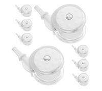 VICASKY 8 Pièces Cart Replacement Wheels For Walkers And Strollers Caster Accessories For Walkers And Pushchairs Smooth Rolling